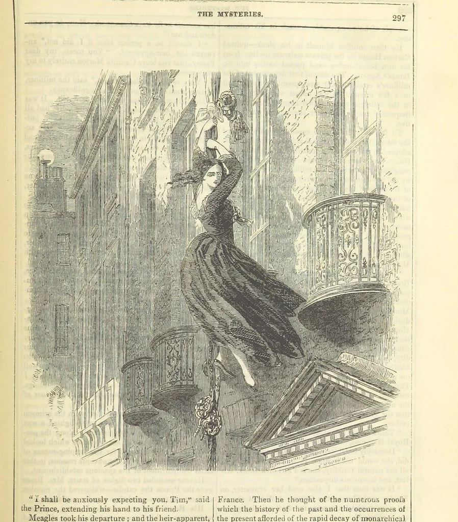 An illustration from The Mysteries of the Court of London ... With ... illustrations, 1849, leaf 313