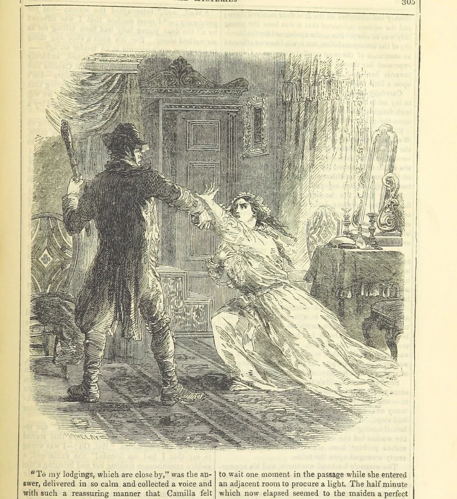 An illustration from The Mysteries of the Court of London ... With ... illustrations, 1849, leaf 321