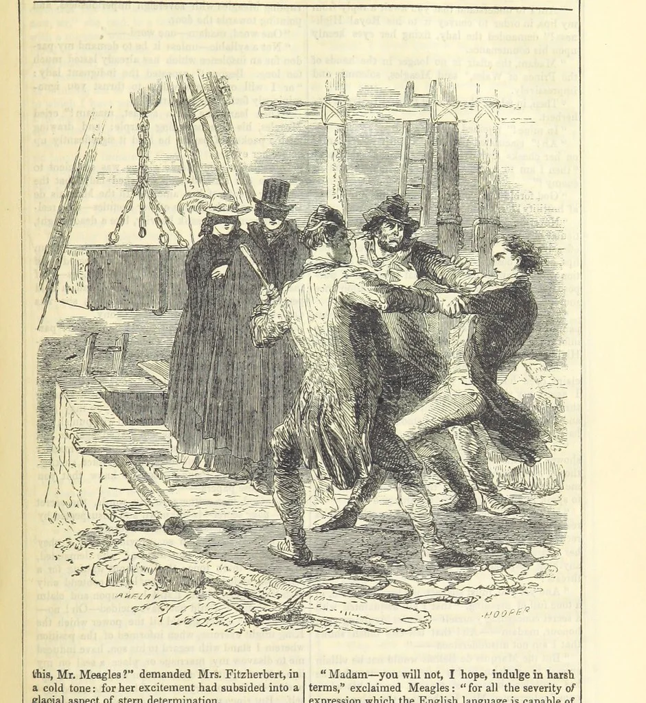 An illustration from The Mysteries of the Court of London ... With ... illustrations, 1849, leaf 329
