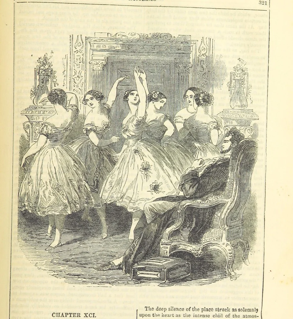 An illustration from The Mysteries of the Court of London ... With ... illustrations, 1849, leaf 337