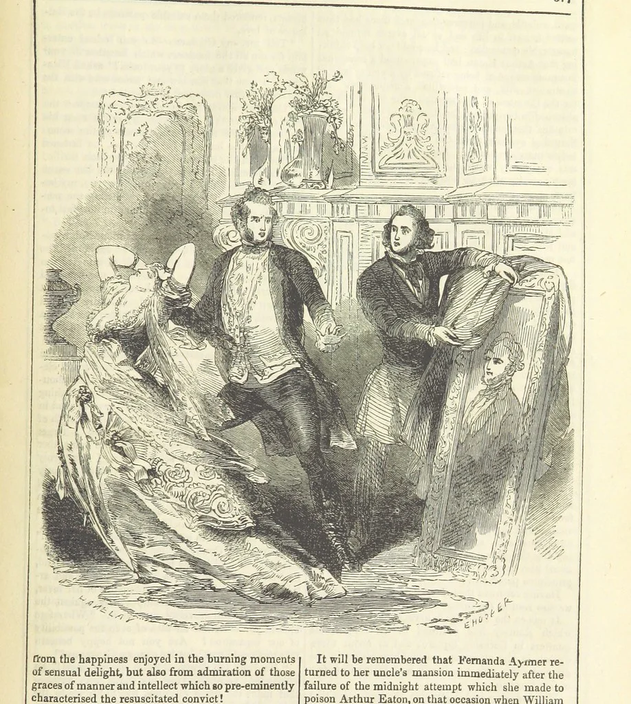 An illustration from The Mysteries of the Court of London ... With ... illustrations, 1849, leaf 393