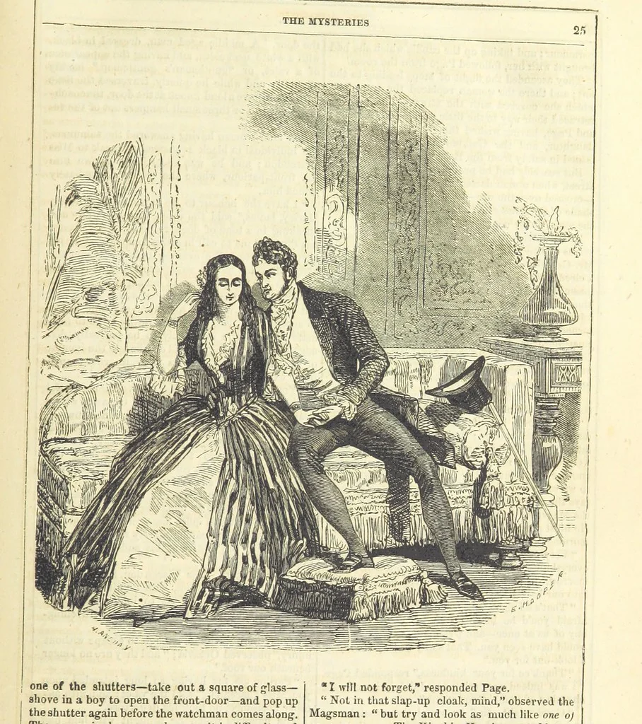 An illustration from The Mysteries of the Court of London ... With ... illustrations, 1849, leaf 41
