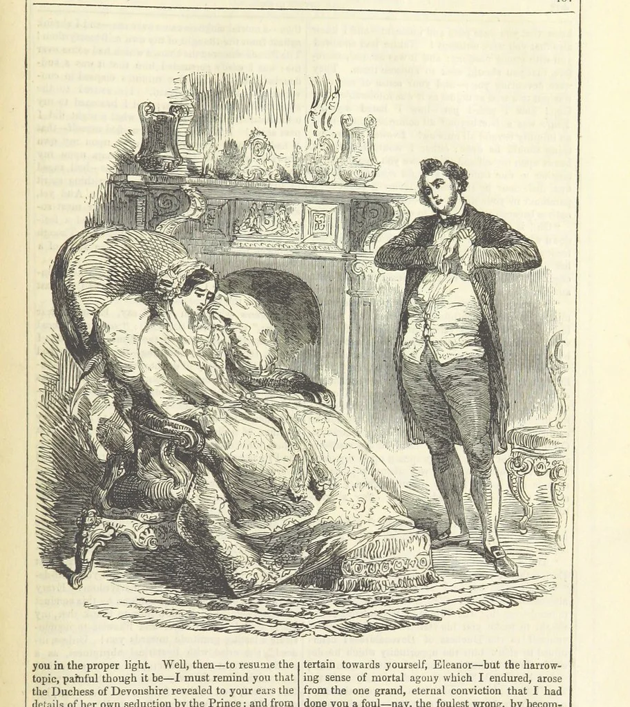 An illustration from The Mysteries of the Court of London ... With ... illustrations, 1849, leaf 417