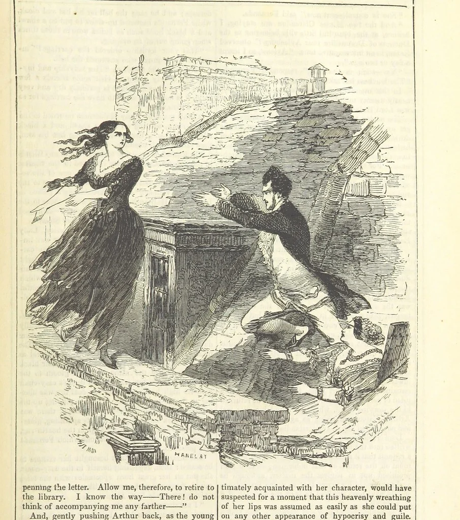 An illustration from The Mysteries of the Court of London ... With ... illustrations, 1849, leaf 425