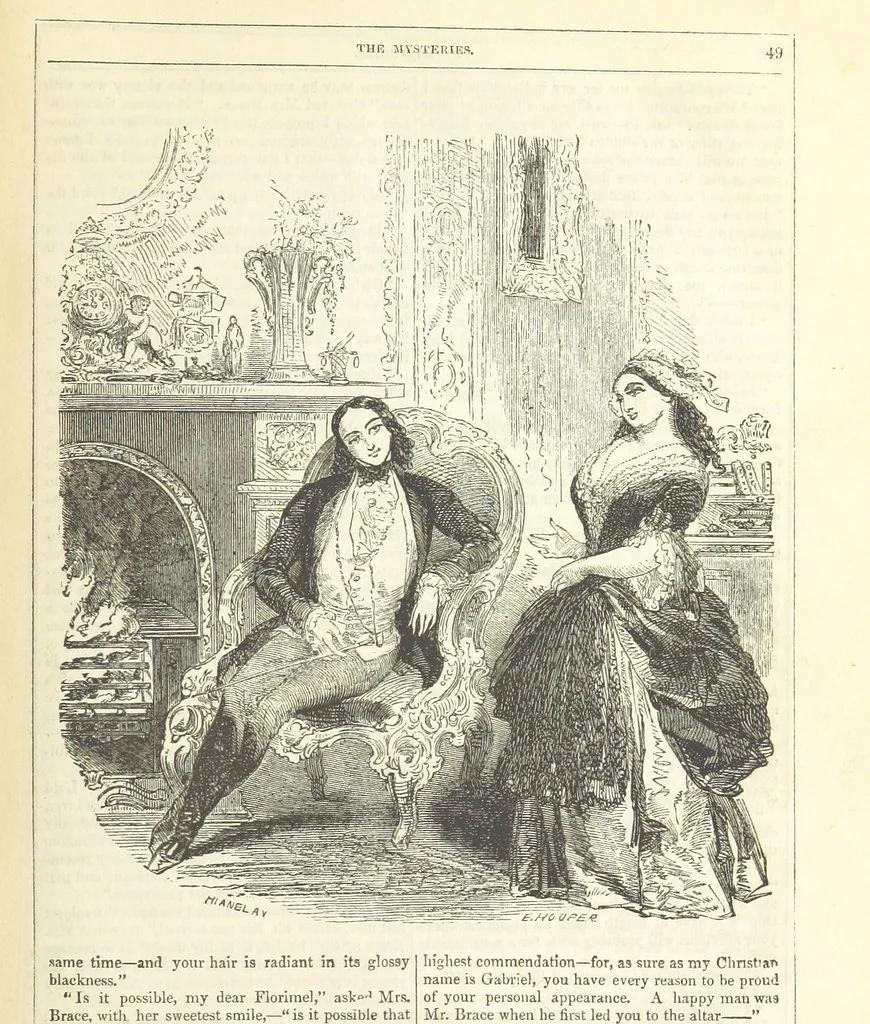 An illustration from The Mysteries of the Court of London ... With ... illustrations, 1849, leaf 65