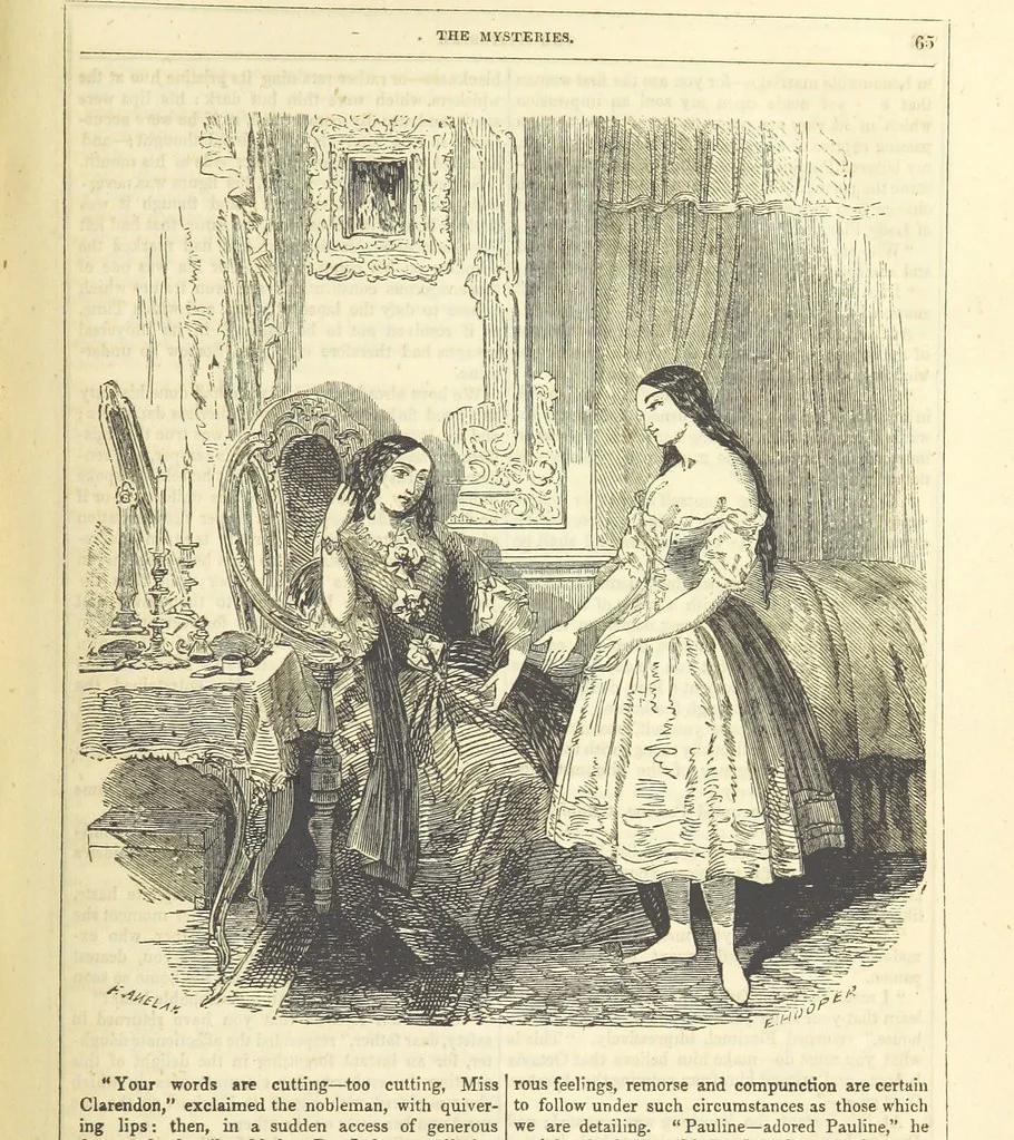 An illustration from The Mysteries of the Court of London ... With ... illustrations, 1849, leaf 81