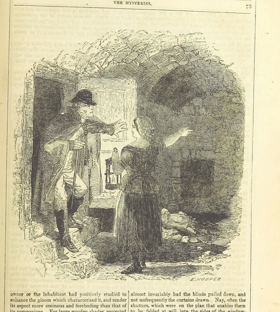 An illustration from The Mysteries of the Court of London ... With ... illustrations, 1849, leaf 89