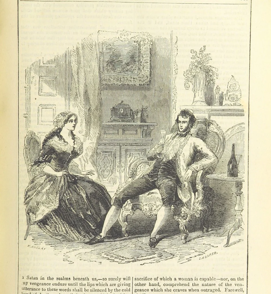 An illustration from The Mysteries of the Court of London ... With ... illustrations, 1849, leaf 129