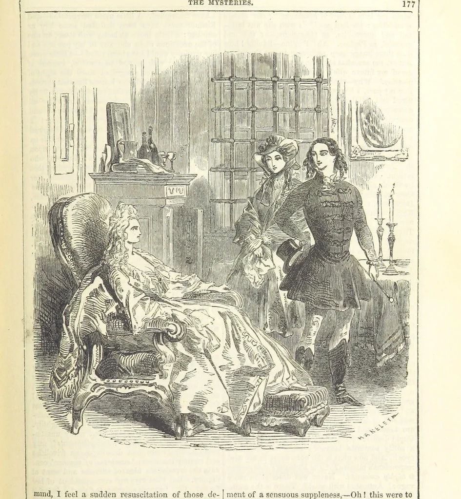 An illustration from The Mysteries of the Court of London ... With ... illustrations, 1849, leaf 193