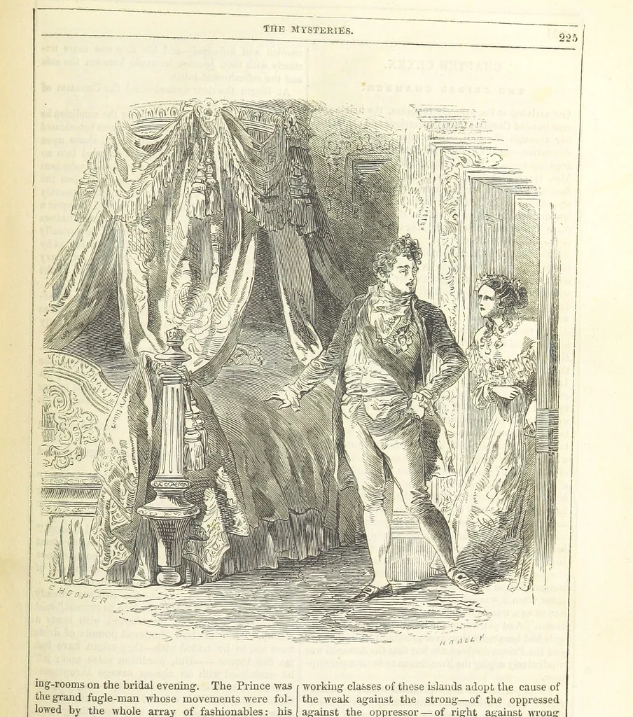 An illustration from The Mysteries of the Court of London ... With ... illustrations, 1849, leaf 241