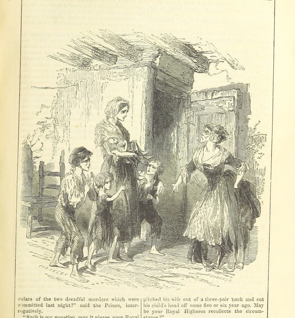 An illustration from The Mysteries of the Court of London ... With ... illustrations, 1849, leaf 25