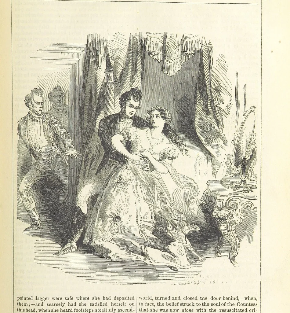 An illustration from The Mysteries of the Court of London ... With ... illustrations, 1849, leaf 289
