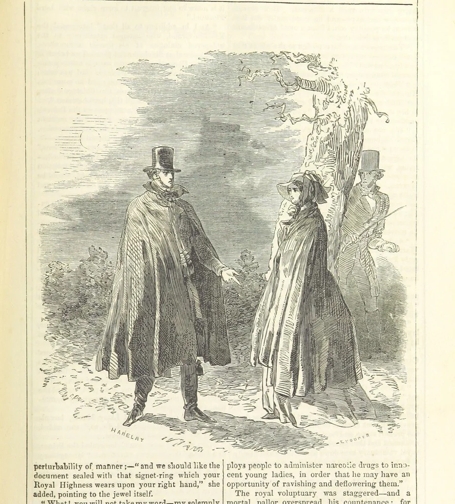 An illustration from The Mysteries of the Court of London ... With ... illustrations, 1849, leaf 305