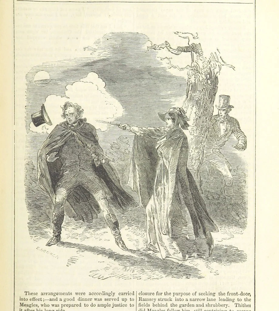 An illustration from The Mysteries of the Court of London ... With ... illustrations, 1849, leaf 313