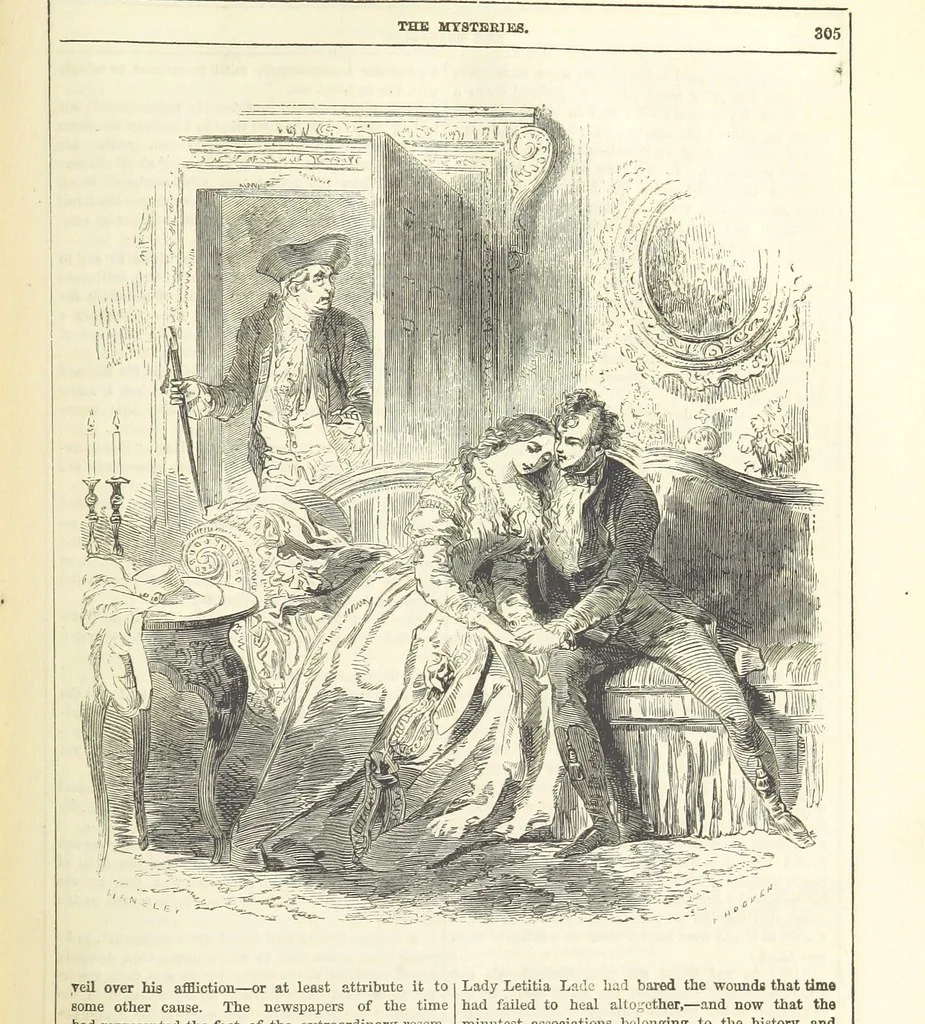 An illustration from The Mysteries of the Court of London ... With ... illustrations, 1849, leaf 321