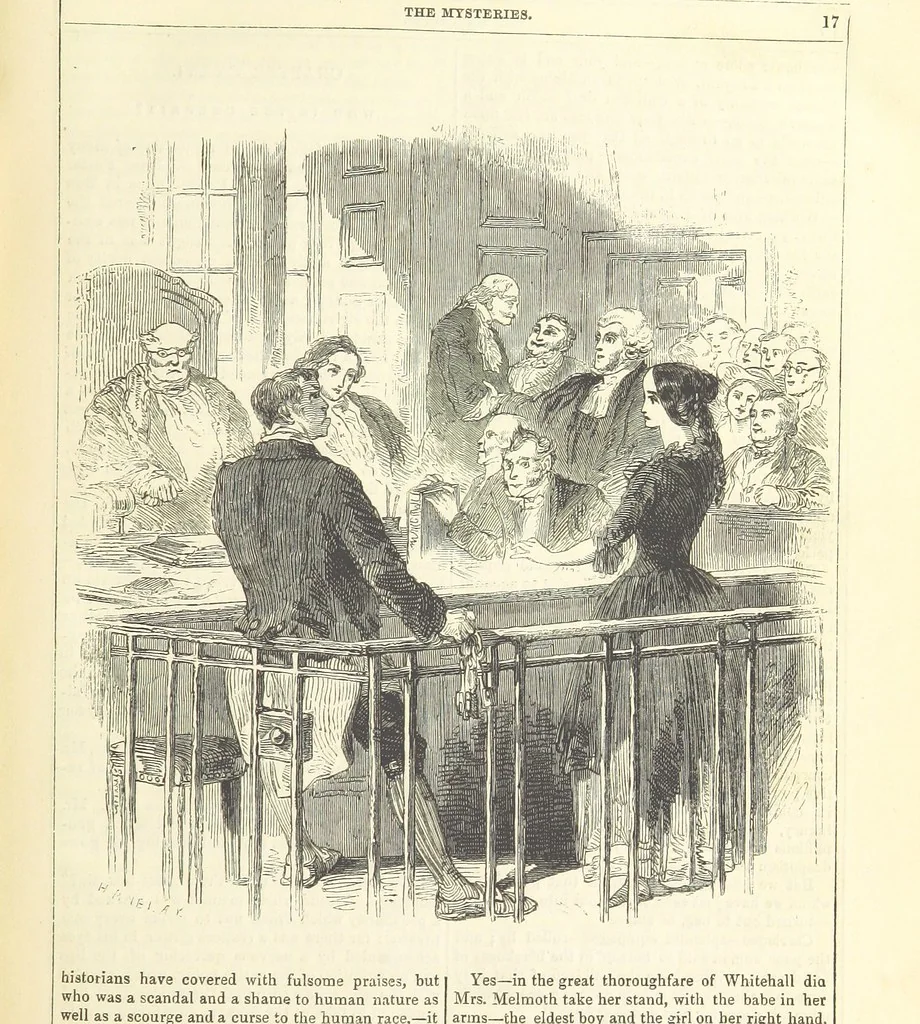 An illustration from The Mysteries of the Court of London ... With ... illustrations, 1849, leaf 33