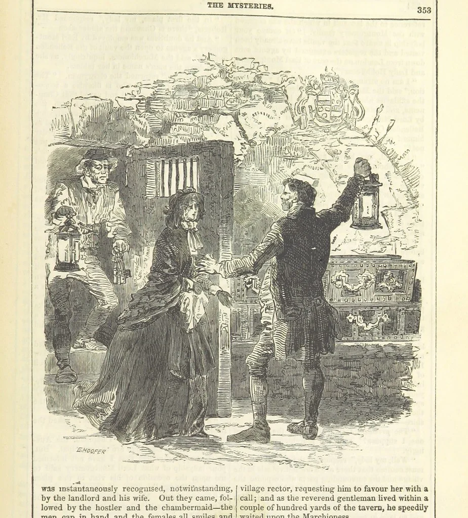 An illustration from The Mysteries of the Court of London ... With ... illustrations, 1849, leaf 369
