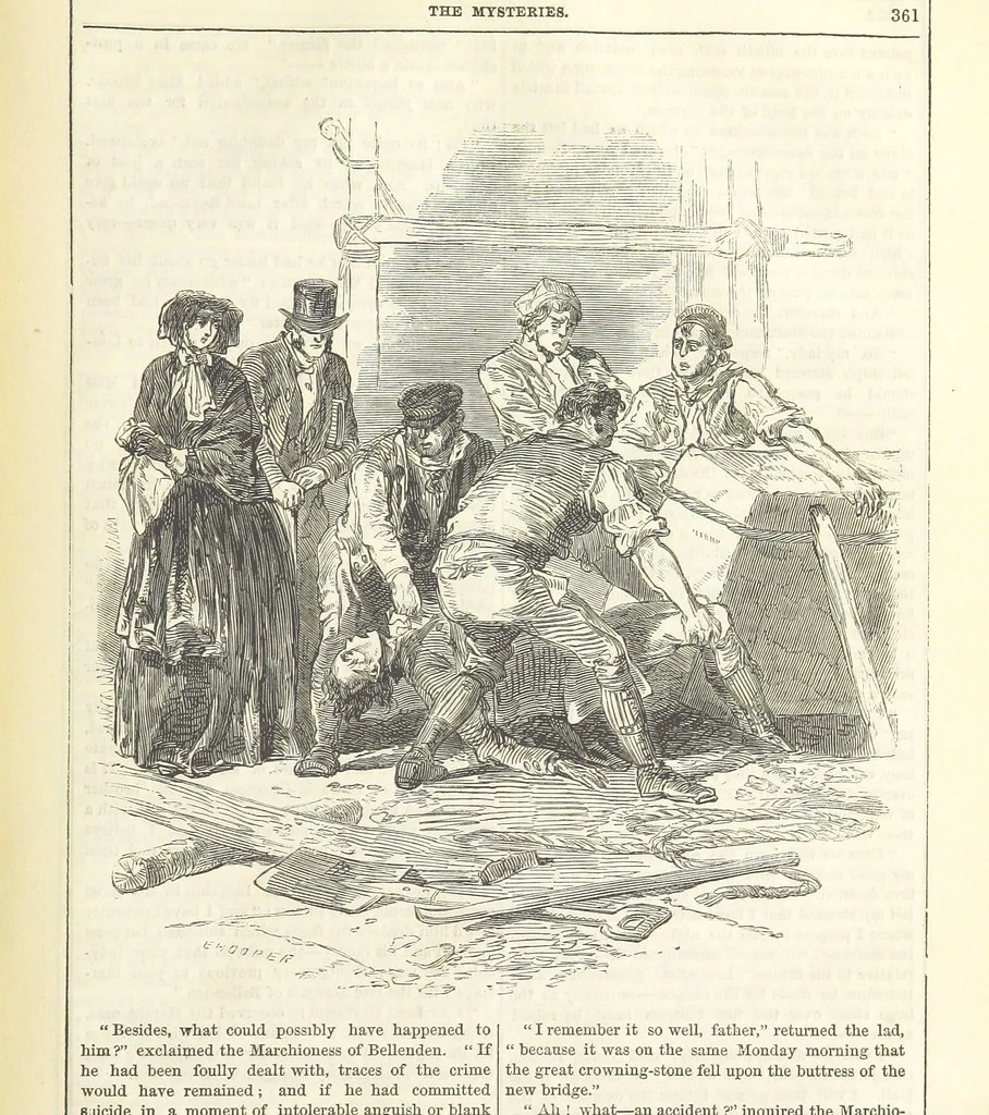 An illustration from The Mysteries of the Court of London ... With ... illustrations, 1849, leaf 377