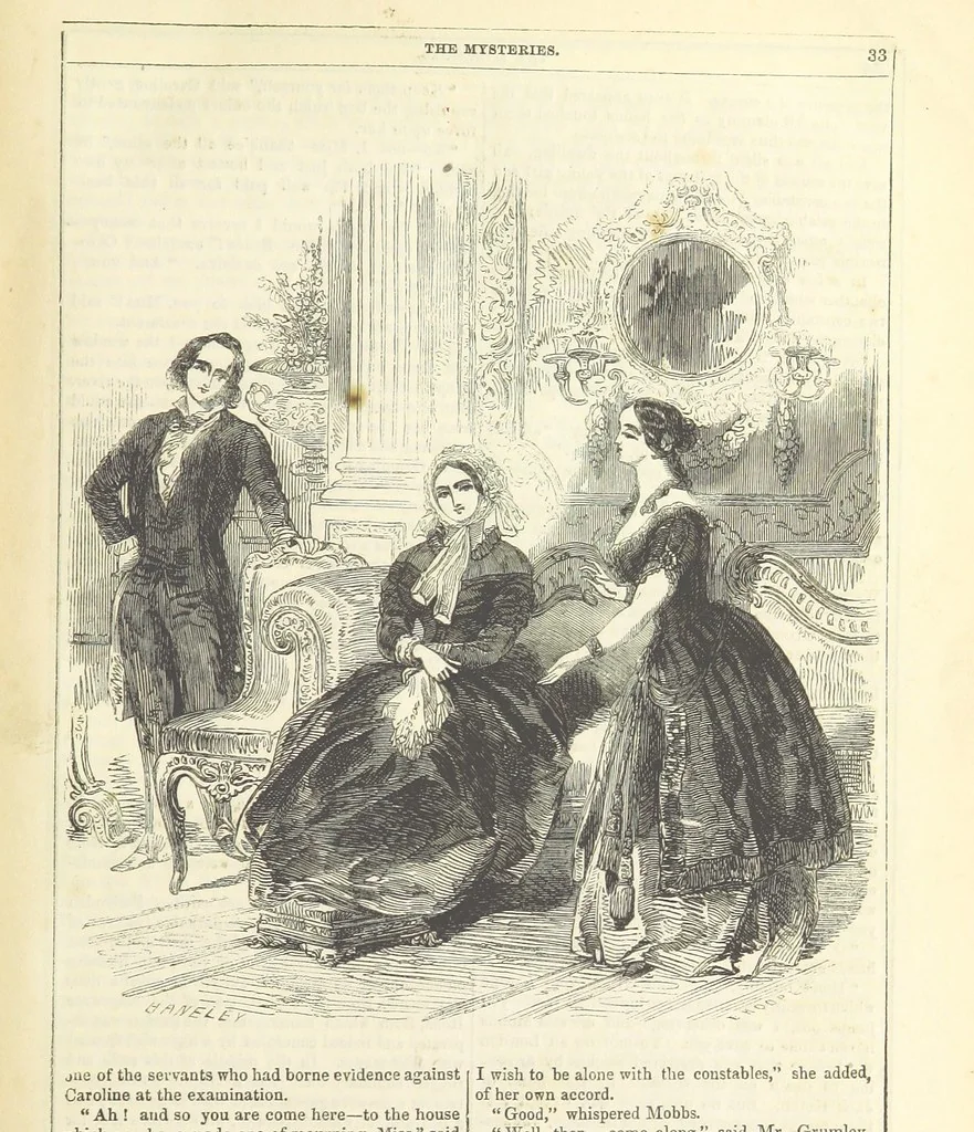 An illustration from The Mysteries of the Court of London ... With ... illustrations, 1849, leaf 49