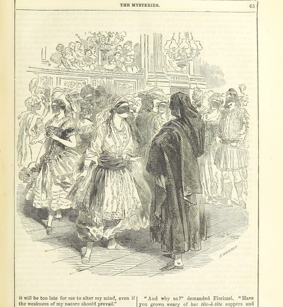 An illustration from The Mysteries of the Court of London ... With ... illustrations, 1849, leaf 81
