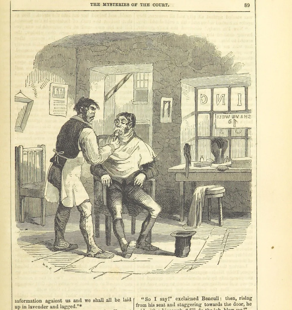 An illustration from The Mysteries of the Court of London ... With ... illustrations, 1849, leaf 105