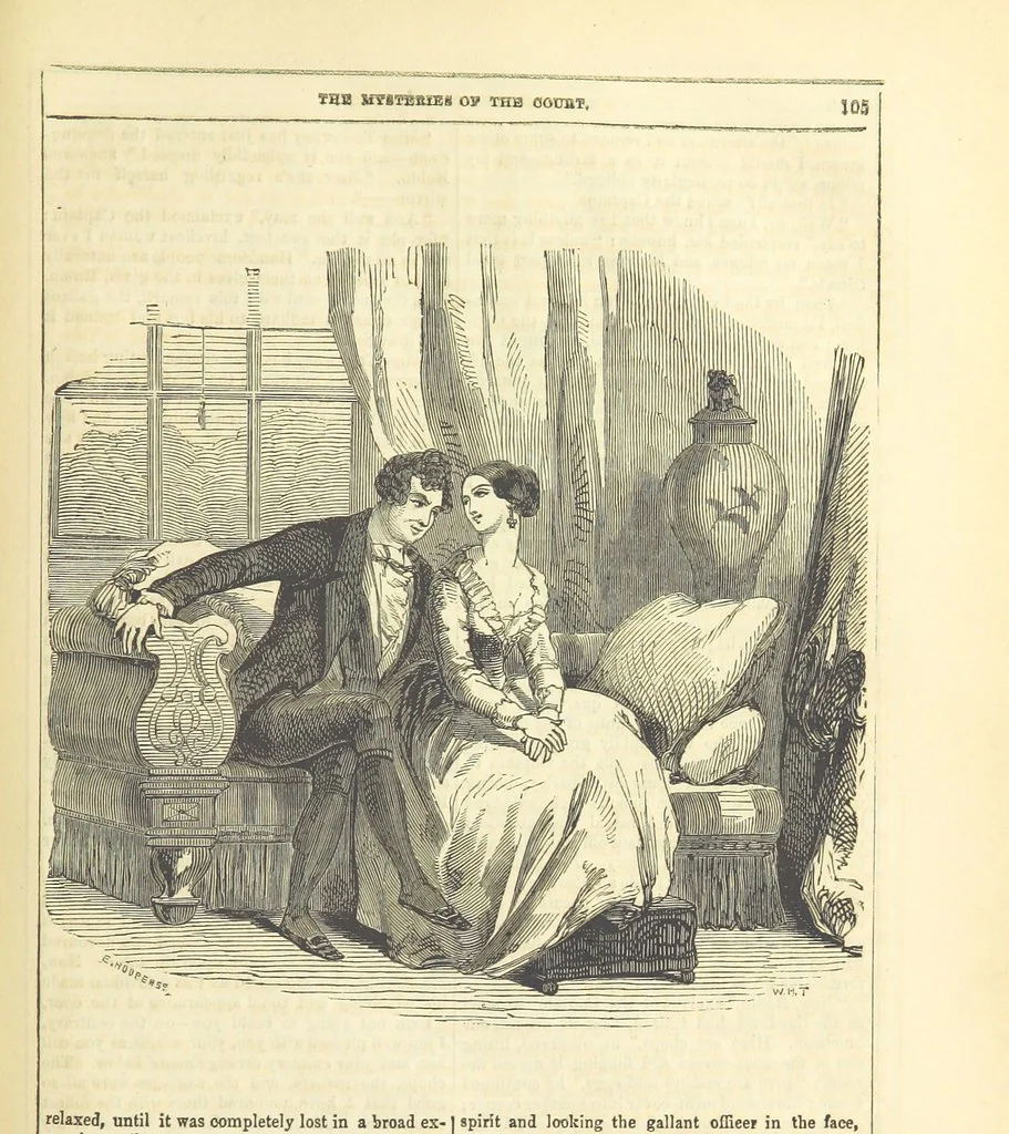 An illustration from The Mysteries of the Court of London ... With ... illustrations, 1849, leaf 121