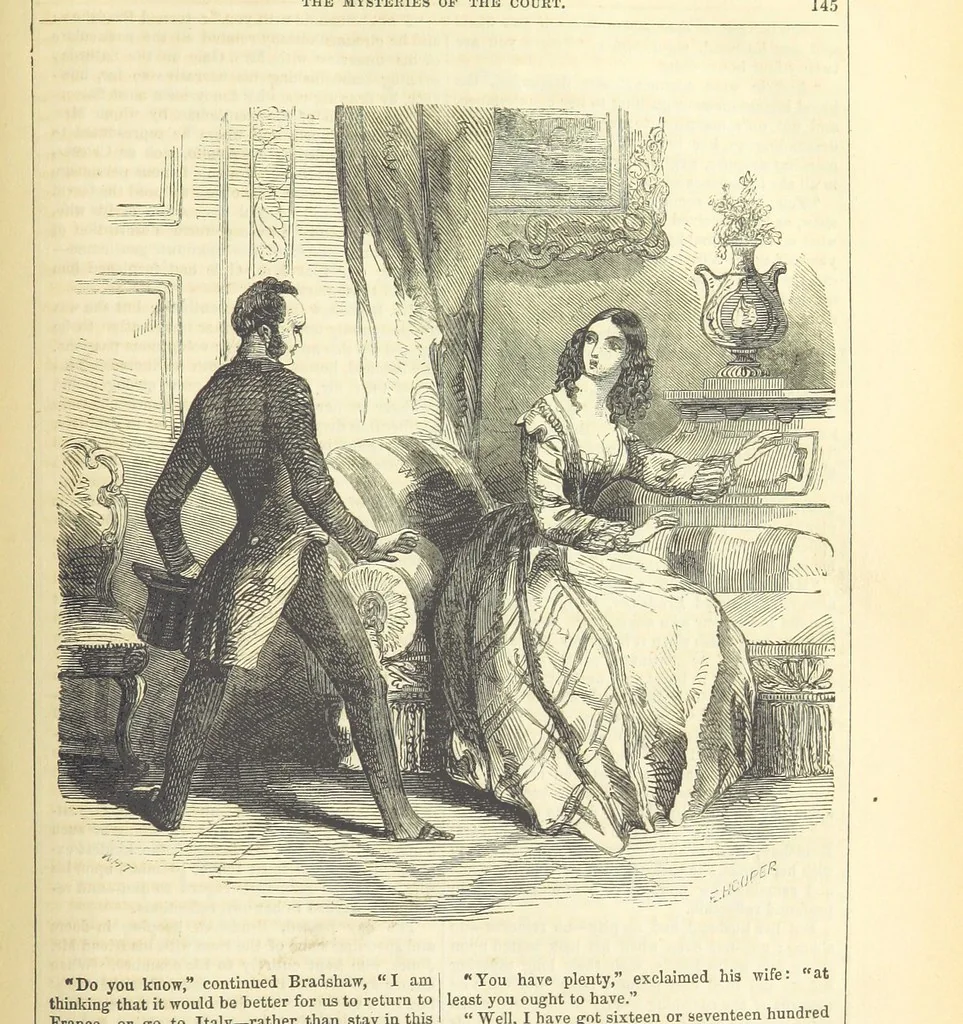An illustration from The Mysteries of the Court of London ... With ... illustrations, 1849, leaf 161
