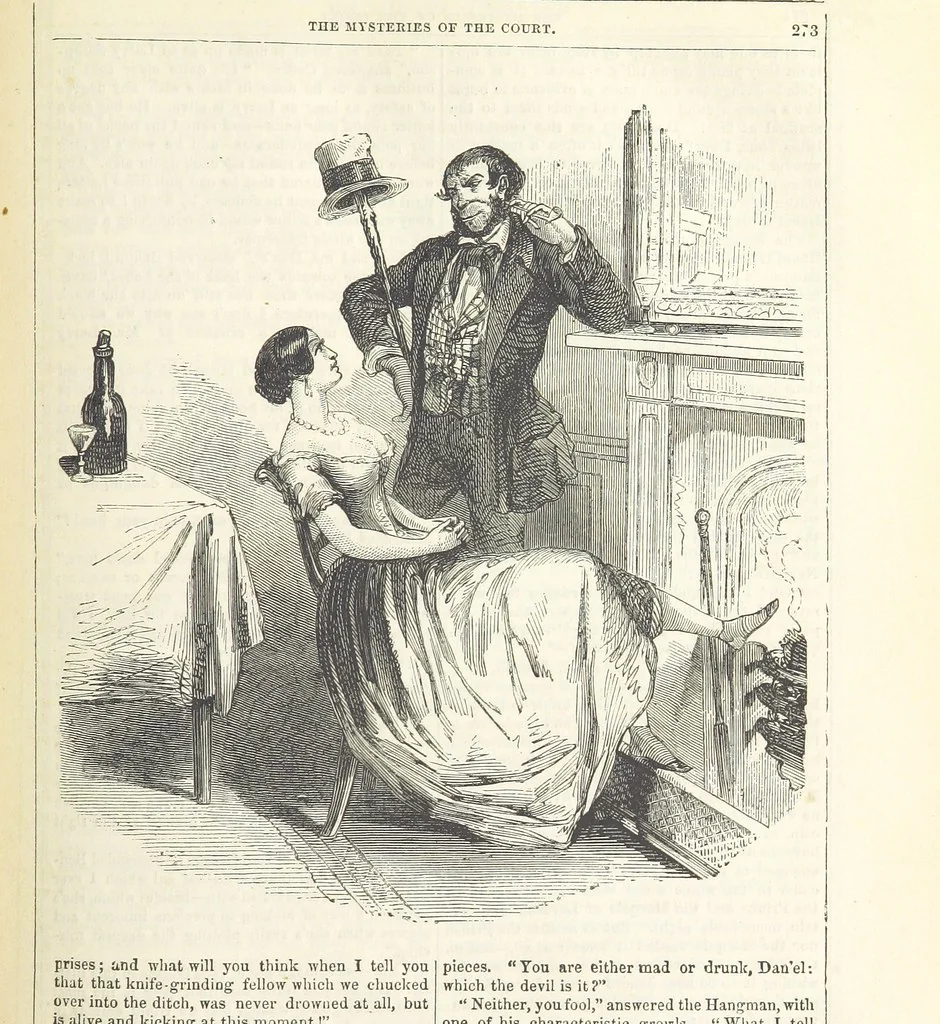 An illustration from The Mysteries of the Court of London ... With ... illustrations, 1849, leaf 289