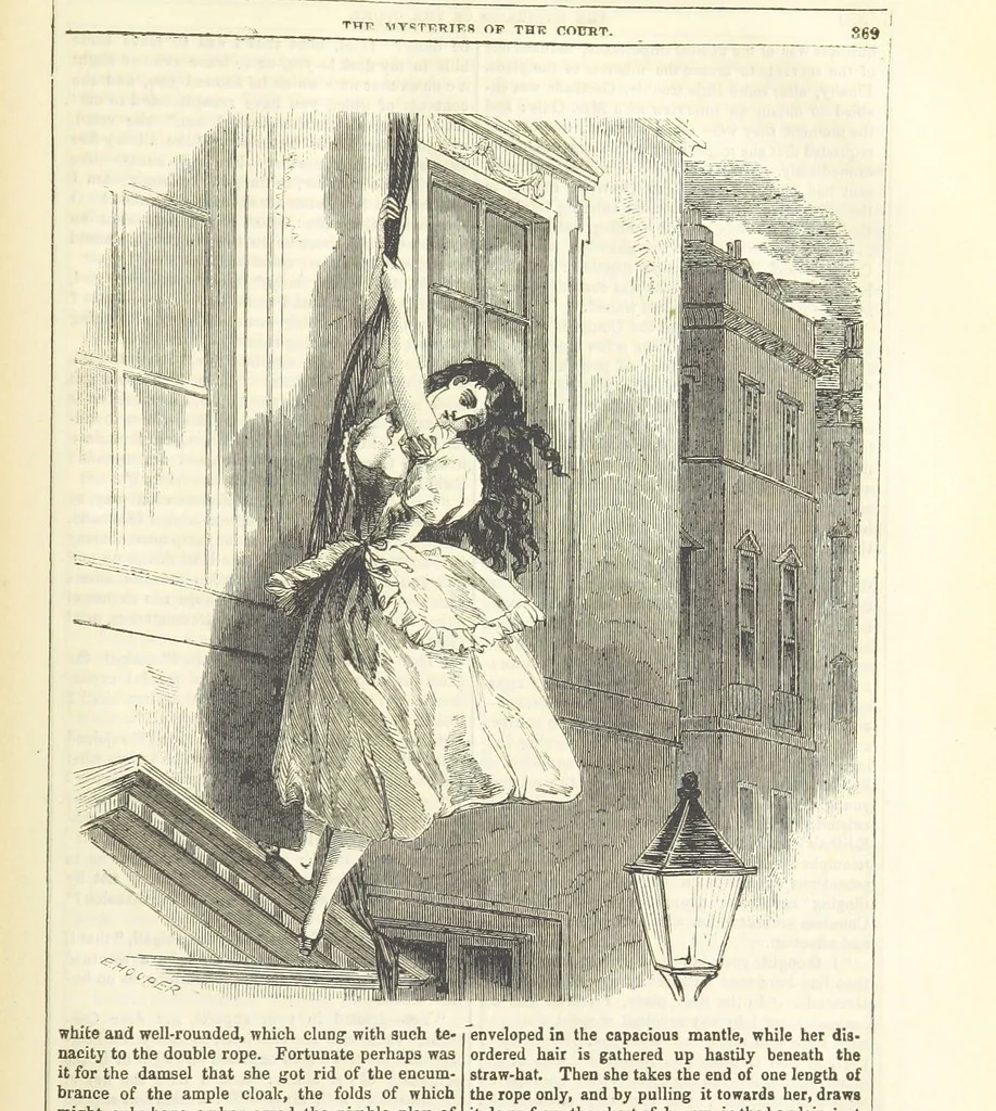 An illustration from The Mysteries of the Court of London ... With ... illustrations, 1849, leaf 385