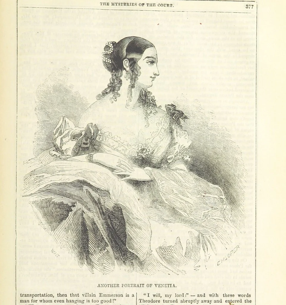 An illustration from The Mysteries of the Court of London ... With ... illustrations, 1849, leaf 393