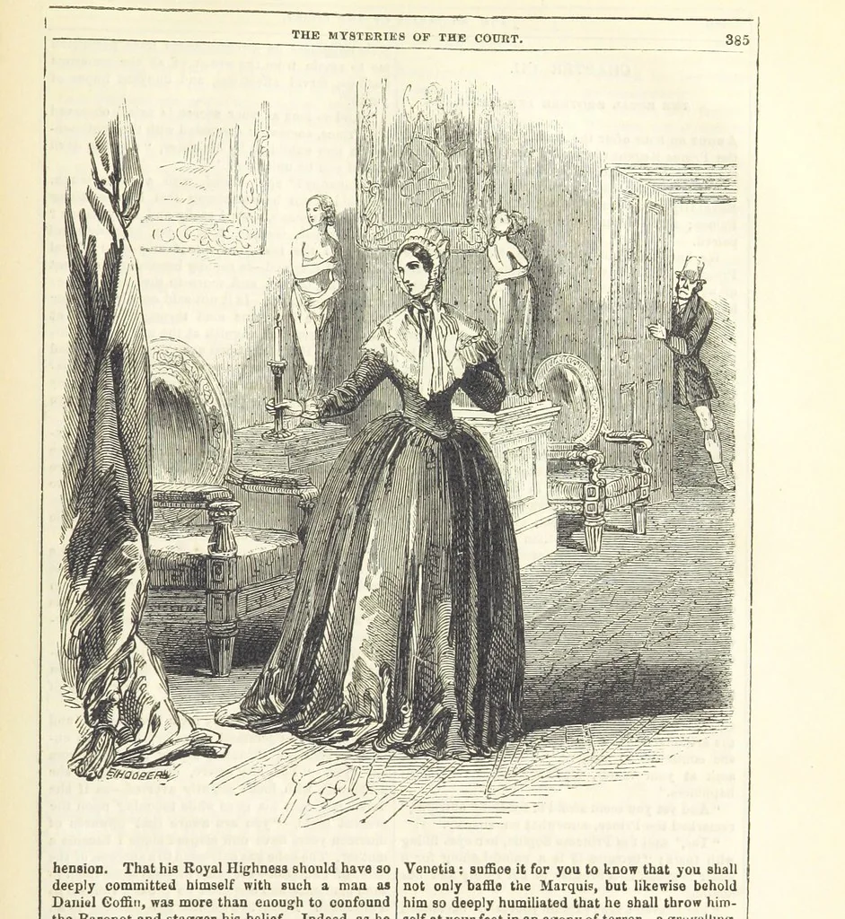 An illustration from The Mysteries of the Court of London ... With ... illustrations, 1849, leaf 401