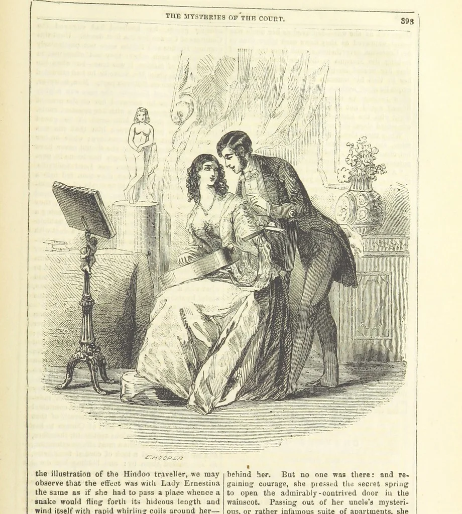 An illustration from The Mysteries of the Court of London ... With ... illustrations, 1849, leaf 409