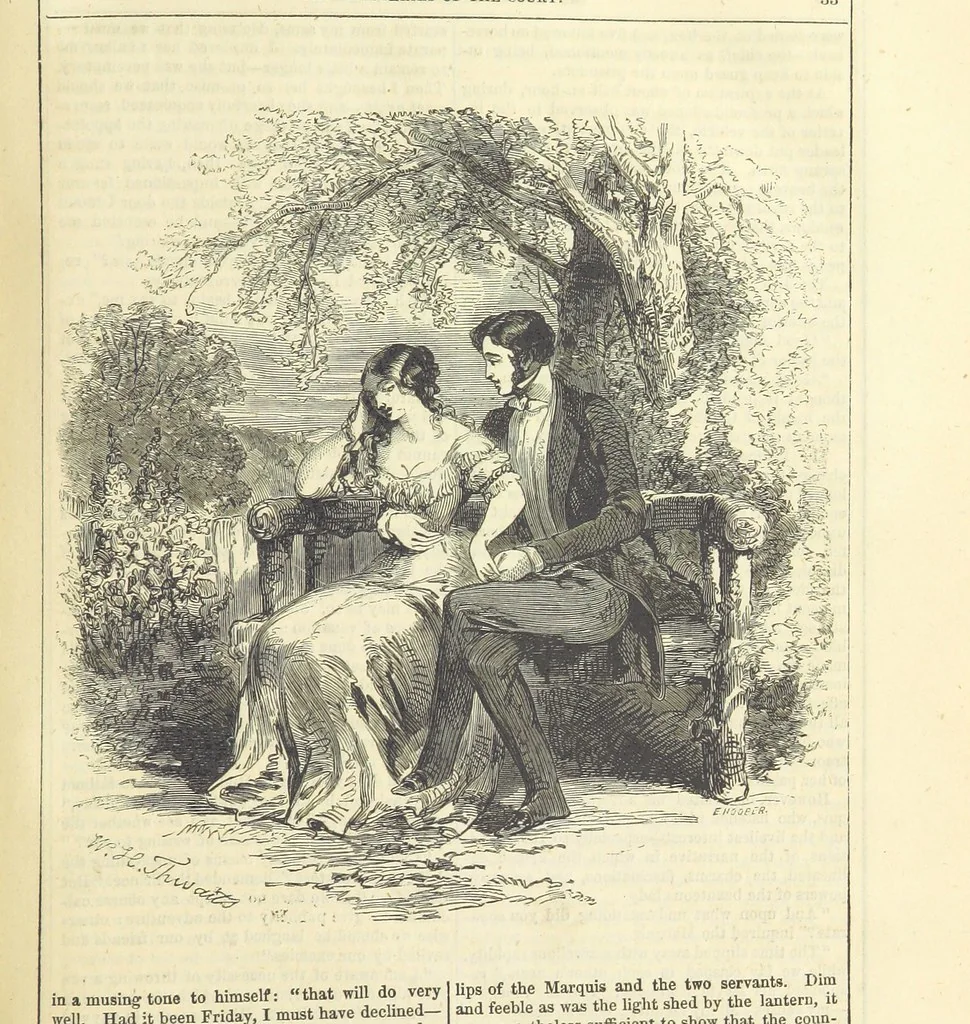 An illustration from The Mysteries of the Court of London ... With ... illustrations, 1849, leaf 49
