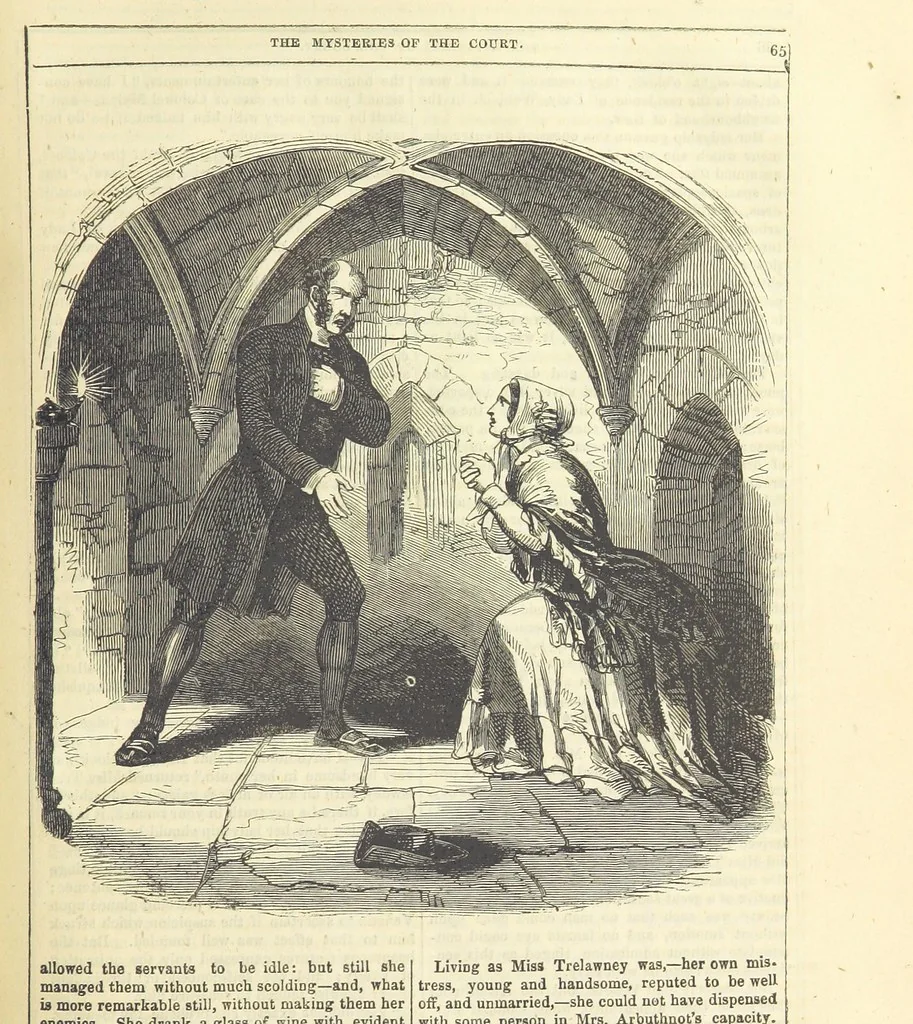 An illustration from The Mysteries of the Court of London ... With ... illustrations, 1849, leaf 81