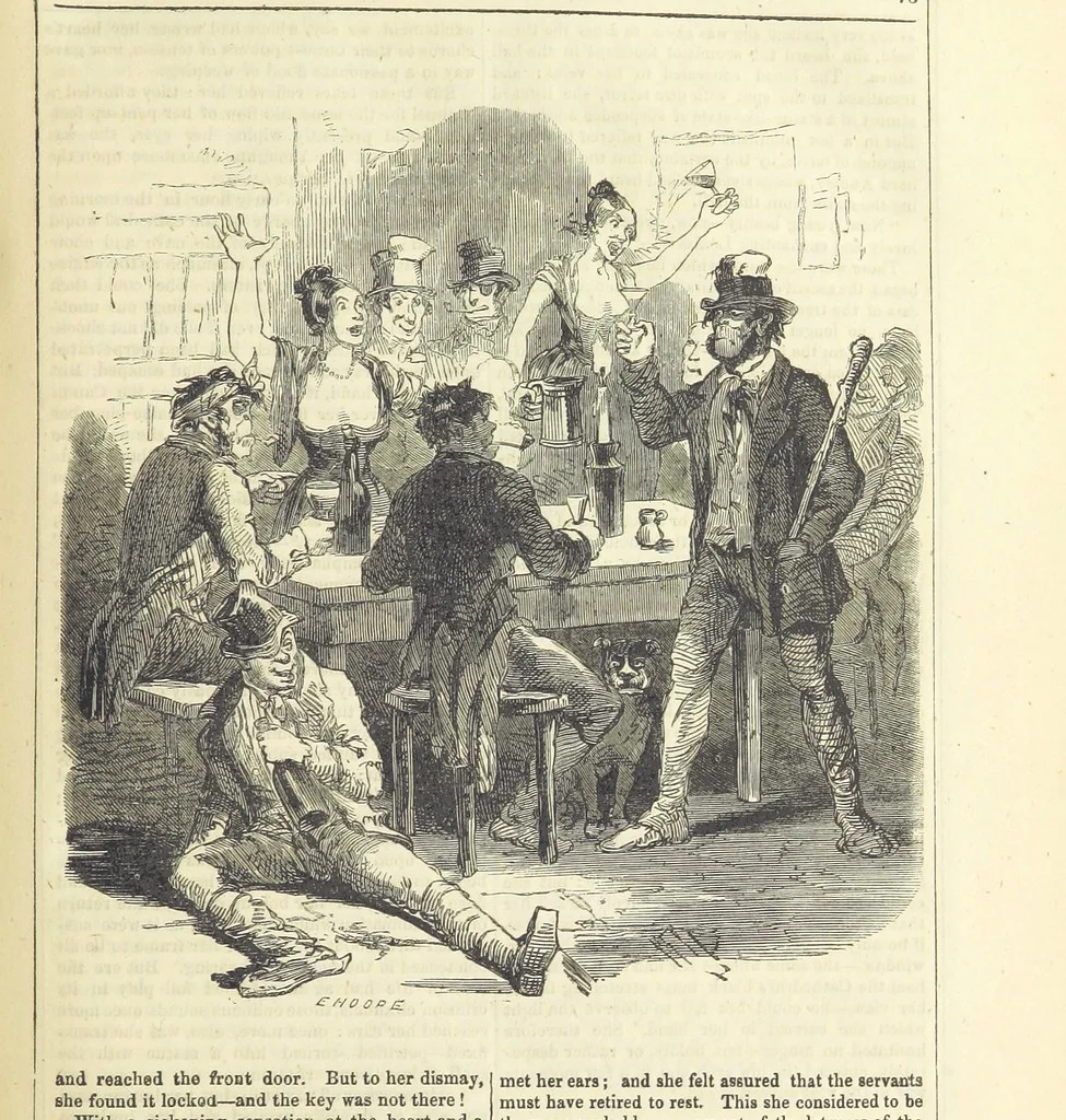 An illustration from The Mysteries of the Court of London ... With ... illustrations, 1849, leaf 89