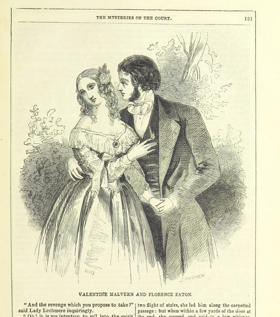 An illustration from The Mysteries of the Court of London ... With ... illustrations, 1849, leaf 137