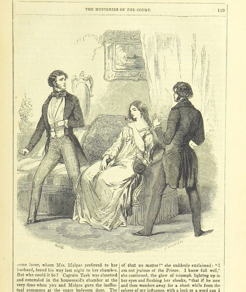 An illustration from The Mysteries of the Court of London ... With ... illustrations, 1849, leaf 145