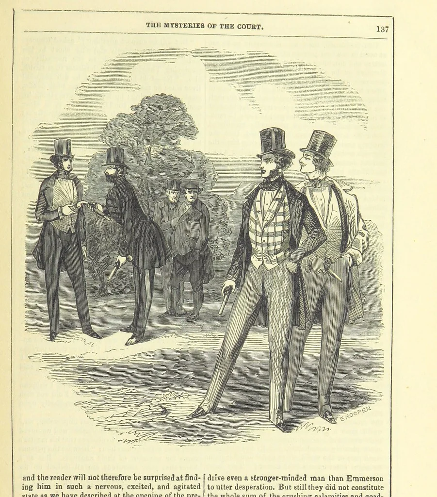 An illustration from The Mysteries of the Court of London ... With ... illustrations, 1849, leaf 153