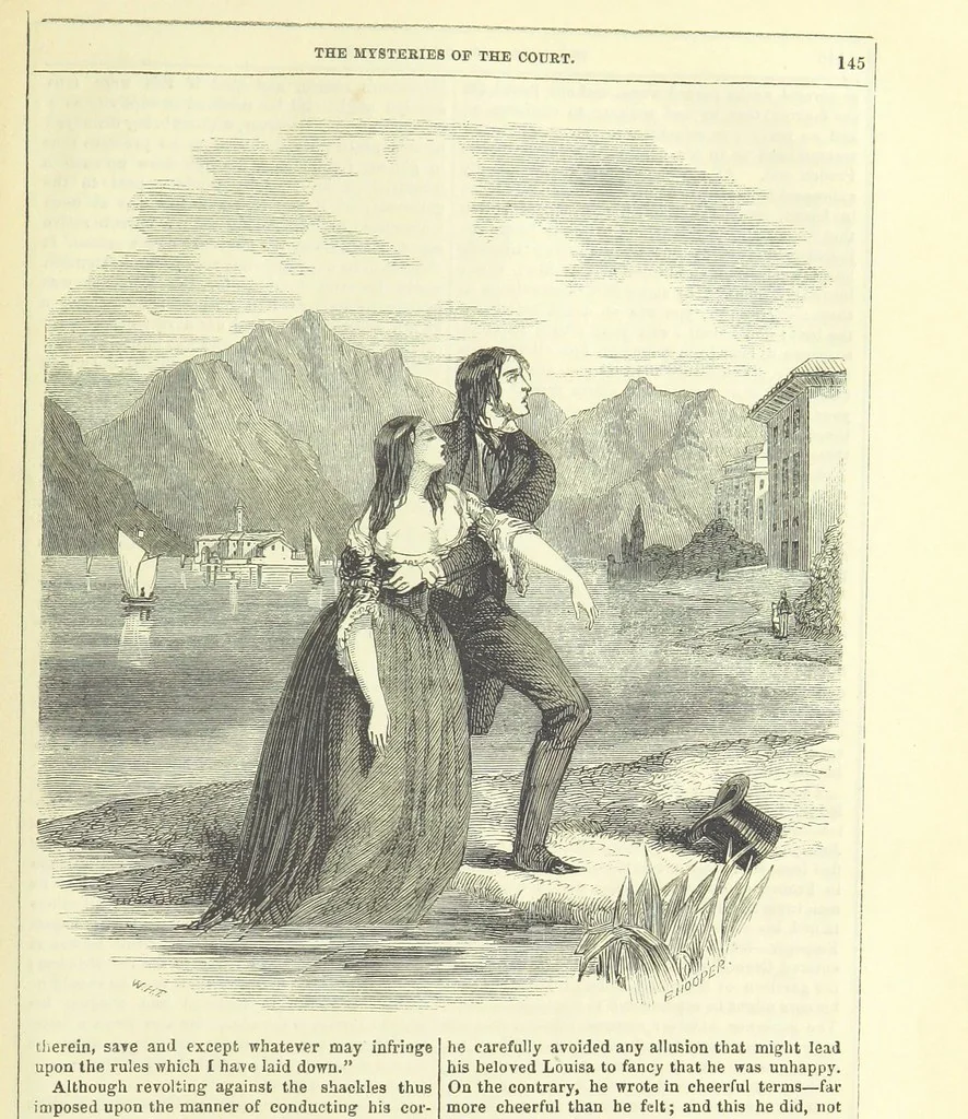 An illustration from The Mysteries of the Court of London ... With ... illustrations, 1849, leaf 161