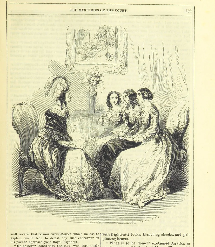 An illustration from The Mysteries of the Court of London ... With ... illustrations, 1849, leaf 193