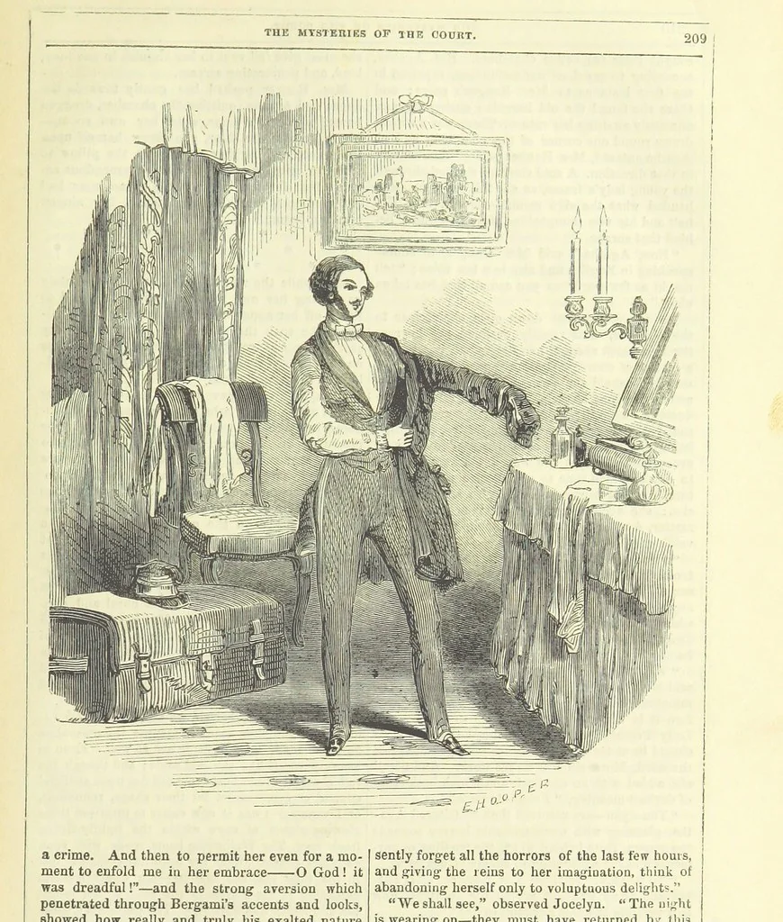 An illustration from The Mysteries of the Court of London ... With ... illustrations, 1849, leaf 225