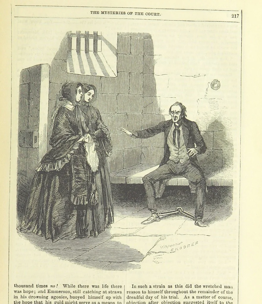 An illustration from The Mysteries of the Court of London ... With ... illustrations, 1849, leaf 233