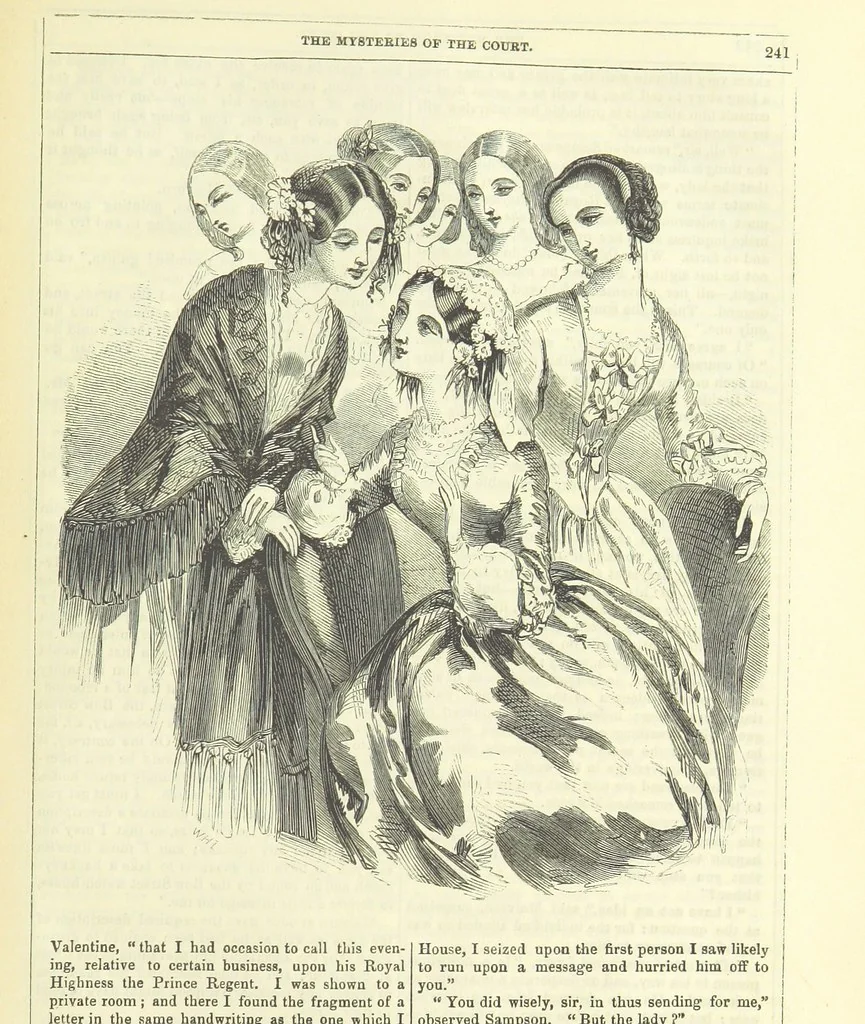 An illustration from The Mysteries of the Court of London ... With ... illustrations, 1849, leaf 257