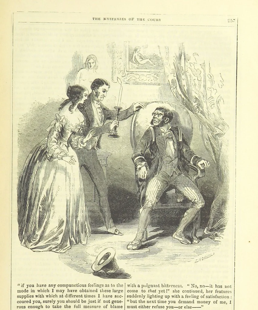 An illustration from The Mysteries of the Court of London ... With ... illustrations, 1849, leaf 273