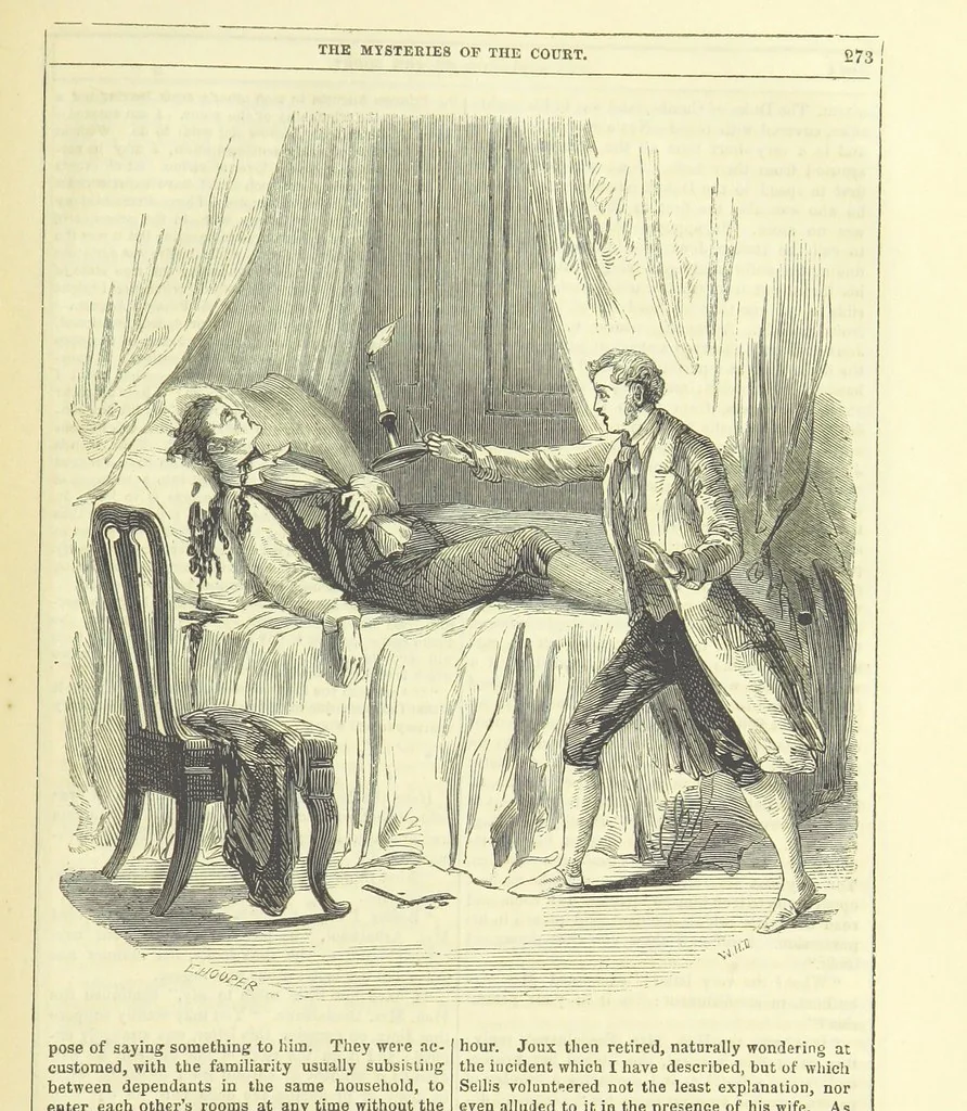 An illustration from The Mysteries of the Court of London ... With ... illustrations, 1849, leaf 289