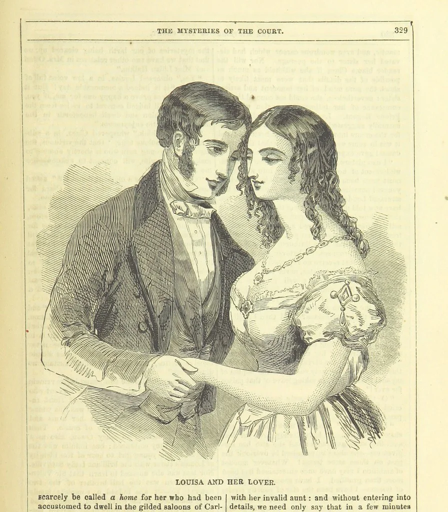 An illustration from The Mysteries of the Court of London ... With ... illustrations, 1849, leaf 345