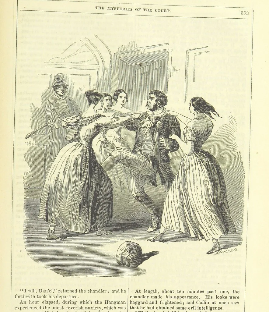 An illustration from The Mysteries of the Court of London ... With ... illustrations, 1849, leaf 369