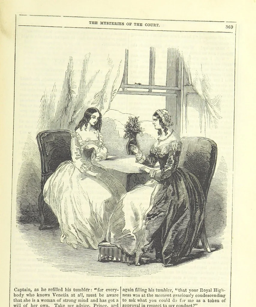 An illustration from The Mysteries of the Court of London ... With ... illustrations, 1849, leaf 385
