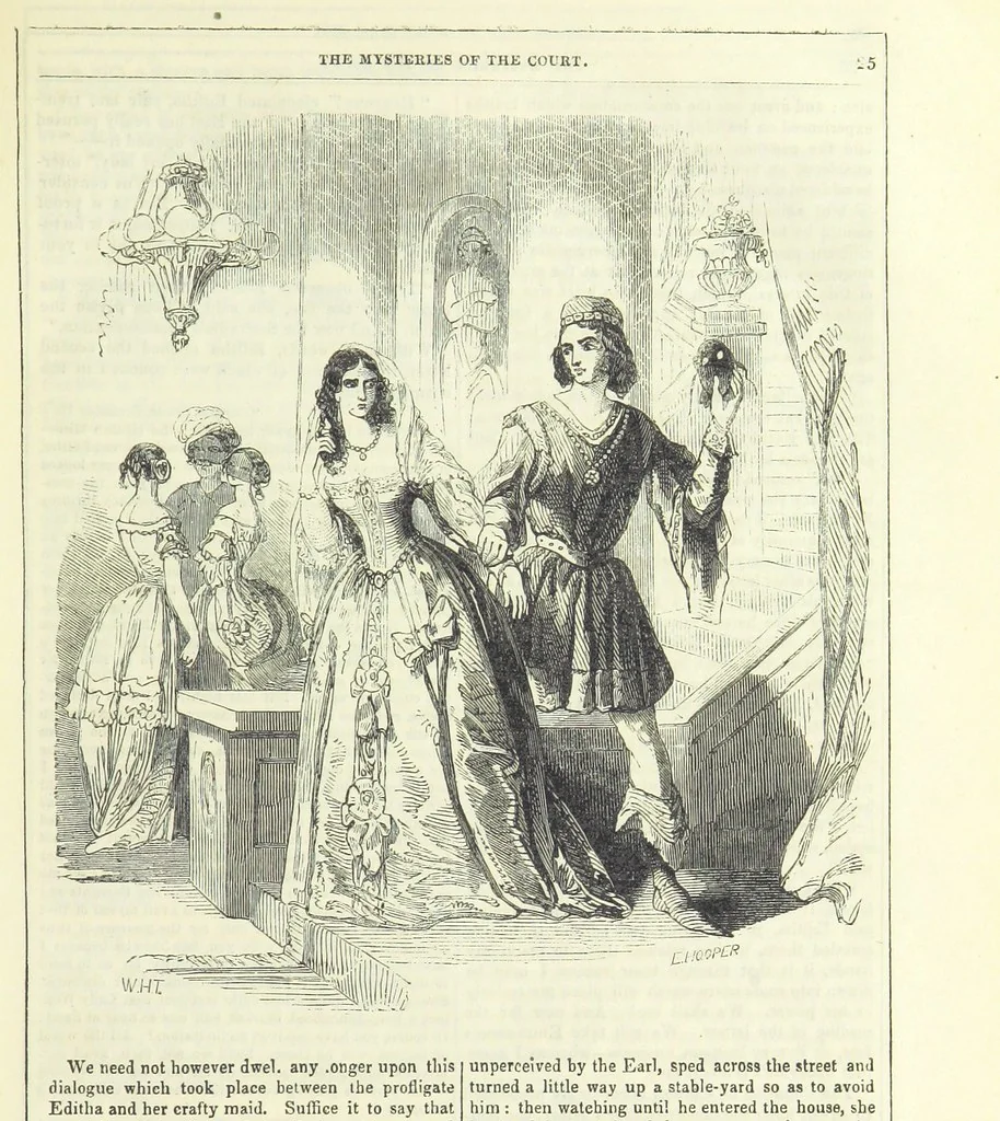An illustration from The Mysteries of the Court of London ... With ... illustrations, 1849, leaf 41