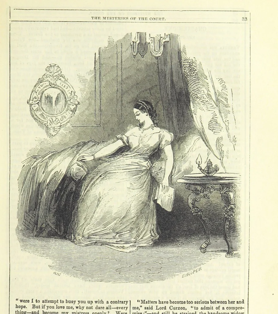 An illustration from The Mysteries of the Court of London ... With ... illustrations, 1849, leaf 49